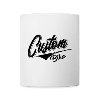 custom bike biker tour rock bobber tuner tuning - Mug - white - Front