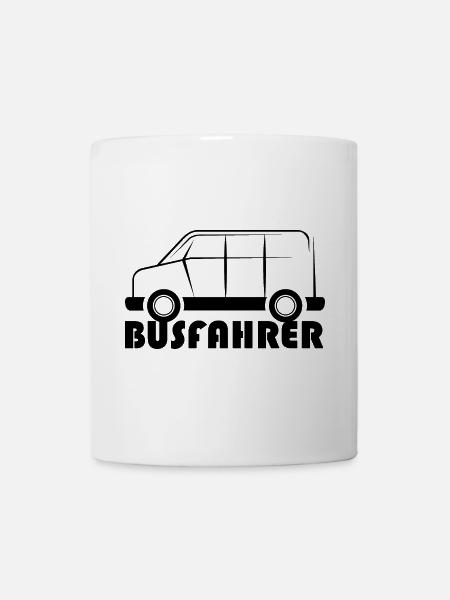 busfahrer bus auto van suv symbol Logo icon Grafik - Tasse - Weiß