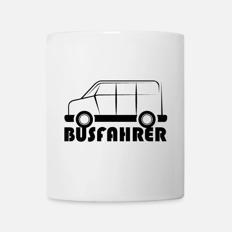 busfahrer bus auto van suv symbol Logo icon Grafik - Tasse - Weiß