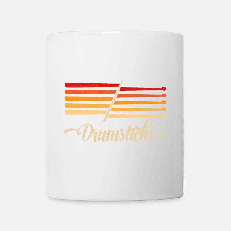 Drummer Drumsticks " Drumsticks » - Mug blanc - blanc