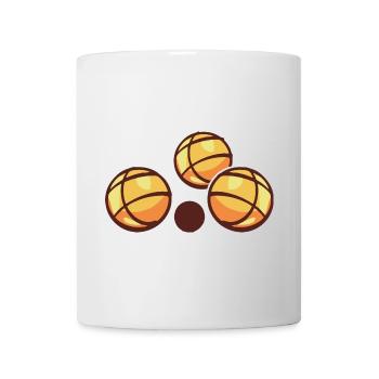 Boules de boules pour joueurs de pétanque - Mug blanc - blanc - Devant