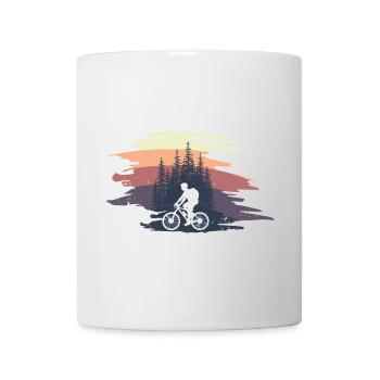 Mountainker en forêt - Mug blanc - blanc - Devant
