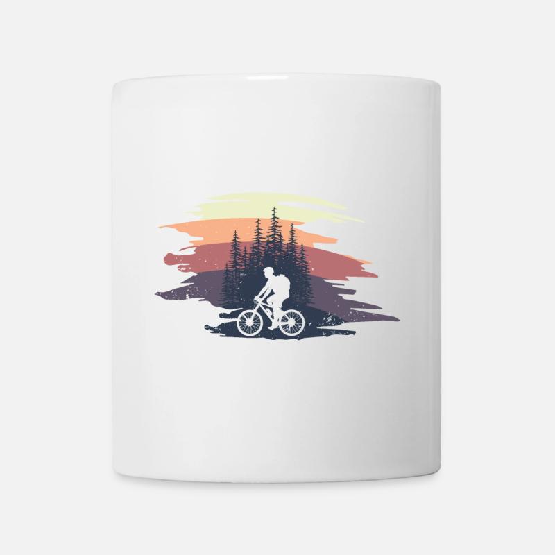 Mountainker im Wald - Tasse - Weiß