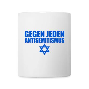 Gegen jeden antisemitismus - Tasse - Weiß - Vorne