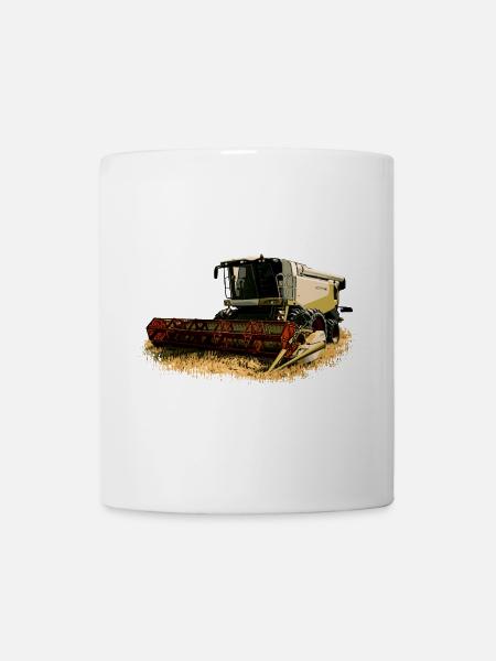 Claas Moissonneuse-batteuse Lexion 550 - Mug blanc - blanc
