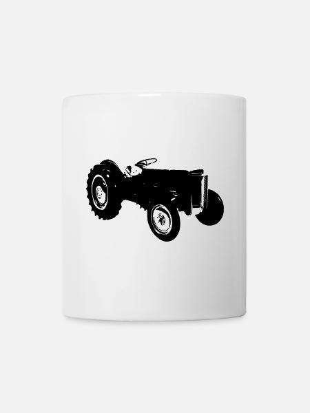 old tractor old tractor - Mug - white