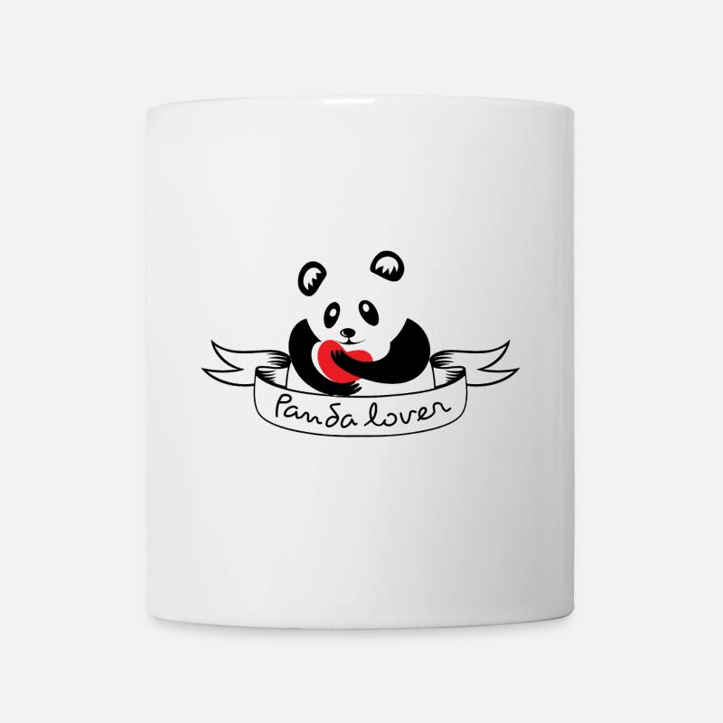 Ich liebe Panda - Tasse - Weiß