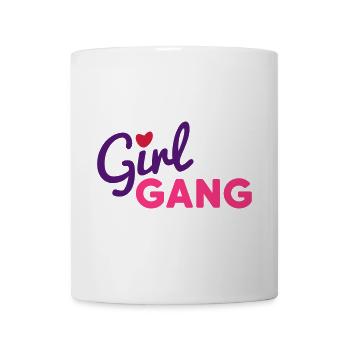 Girl Gang (heart as i-dot) - Mug - white - Front