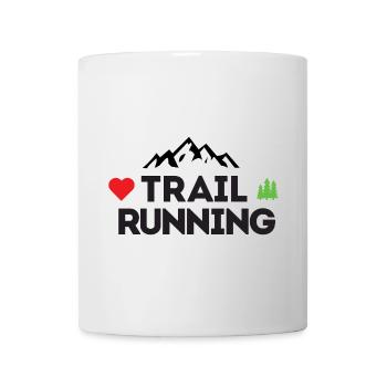 Ich liebe Trailrunning - Tasse - Weiß - Vorne