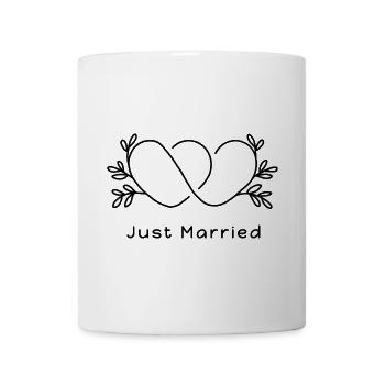 explosion de couleur abstraite sur fond sombre - Mug blanc - blanc - Devant