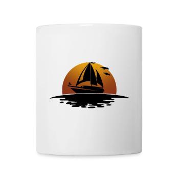 Voilier Voilier Marin - Mug blanc - blanc - Devant