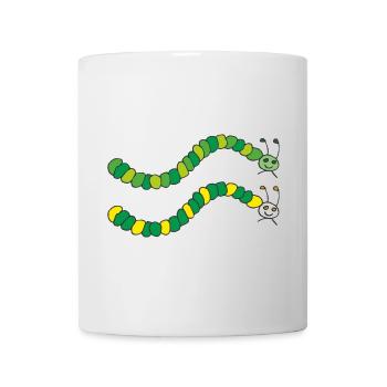 caterpillar nurses - Mug - white - Front