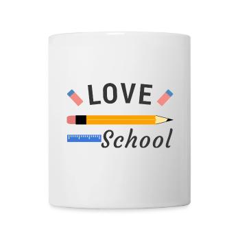 Liebesschule - Tasse - Weiß - Vorne
