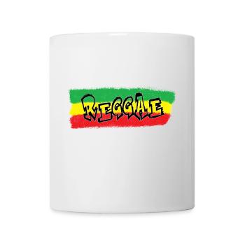 Reggae Banner Sprayed - Mug - white - Front
