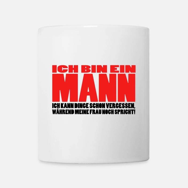 mann spruch witzig männer ehemann ehe - Tasse - Weiß