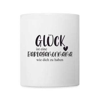 Bartagame Bartagamenmama Reptilien Haustier Glück - Tasse - Weiß - Vorne