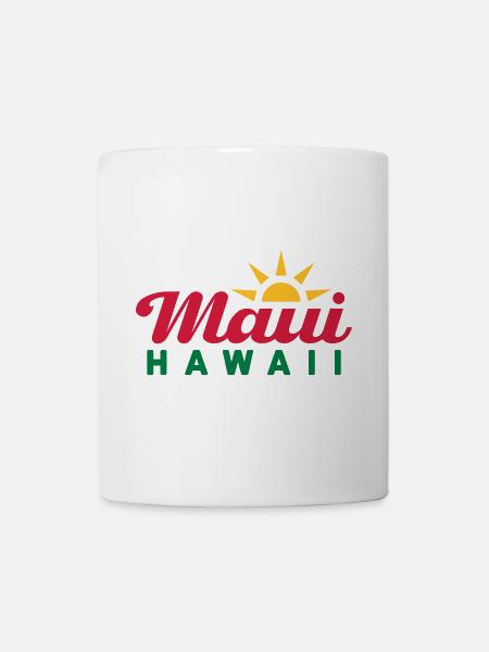 Maui, Hawaii (Sonne, Sonnenstrahlen) - Tasse - Weiß