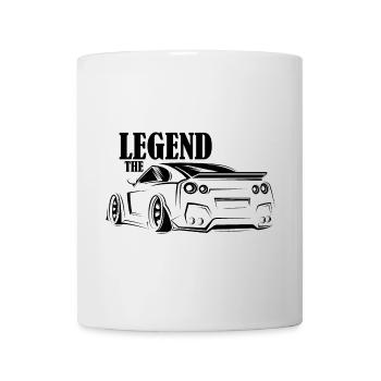 The Legend GTR Car Symbol Illustration Graphic - Mug - white - Front