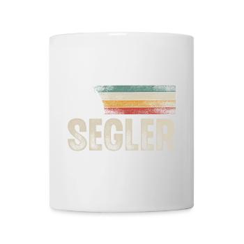 Segeln Segler Segelboot Retro Vintage - Tasse - Weiß - Vorne