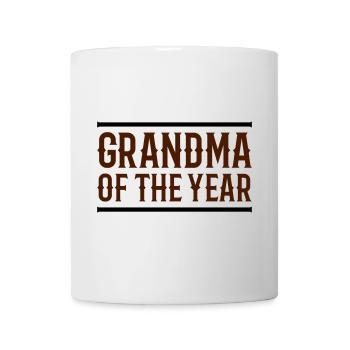 Grandma of the year (lines) - Mug - white - Front