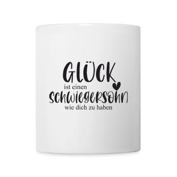 Schwiegersohn sohn Familie Geschenk Danke - Tasse - Weiß - Vorne