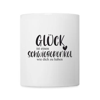 Schwiegerenkel Enkel Familie Geschenk Danke - Tasse - Weiß - Vorne