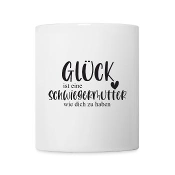 Schwiegermutter Schwiegermama Geschenk Danke - Tasse - Weiß - Vorne