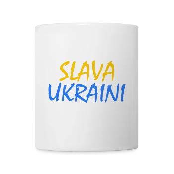 Slava ukraini - Mug blanc - blanc - Devant