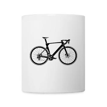Illustration de l’icône de vélo de gravier de vélo de route - Mug blanc - blanc - Devant