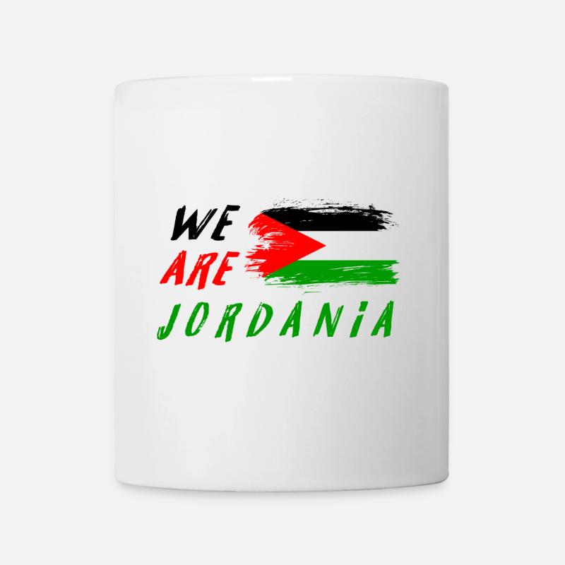 Wir sind Jordanien - Tasse - Weiß