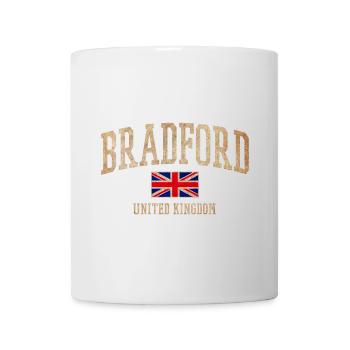 Bradford UK Vintage Banner - Tasse - Weiß - Vorne