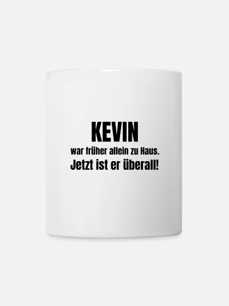 Kevin war früher allein zuhaus - Tasse - Weiß