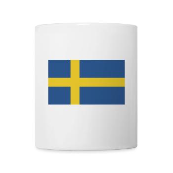 Schweden Flagge - Tasse - Weiß - Vorne