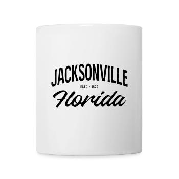 Jacksonville Florida USA Gründungsjahr Design - Tasse - Weiß - Vorne