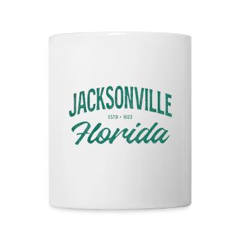 Jacksonville Florida Vintage Script - Tasse - Weiß - Vorne