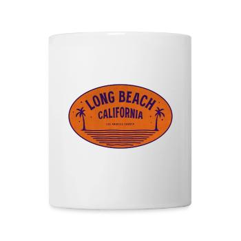 Vintage Long Beach California - Mug - white - Front