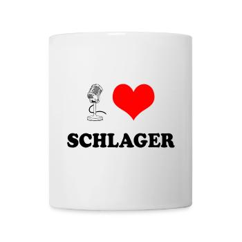 I love Schlager - Mug - white - Front