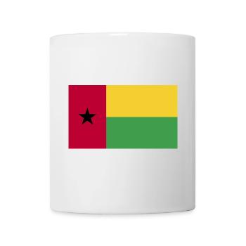 Guinea Bissau National Flagge - Tasse - Weiß - Vorne