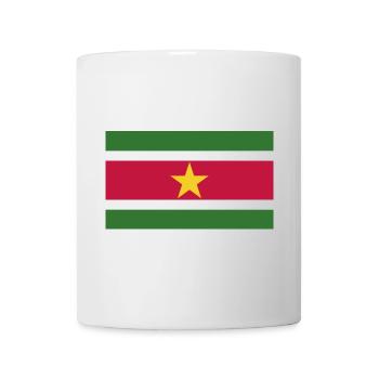 Suriname National Flag - Mug - white - Front