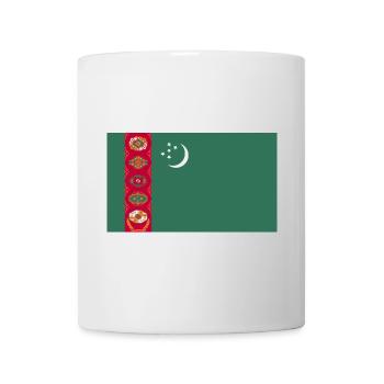 Turkmenistan National Flag - Mug - white - Front