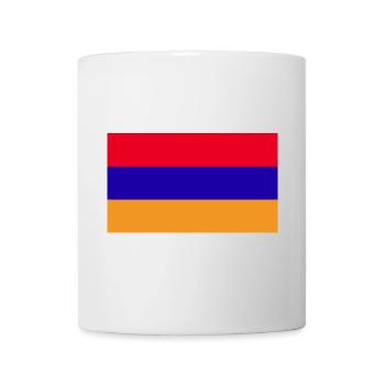Armenien National Flagge - Tasse - Weiß - Vorne