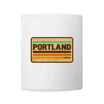 Vintage Portland Oregon - Mug - white - Front