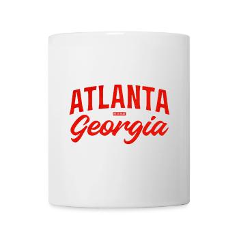 Logo d’écriture d’Atlanta Georgia - Mug blanc - blanc - Devant