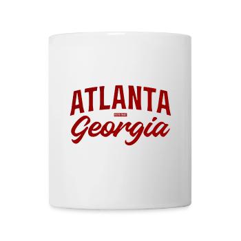 Écriture vintage d’Atlanta Georgia - Mug blanc - blanc - Devant