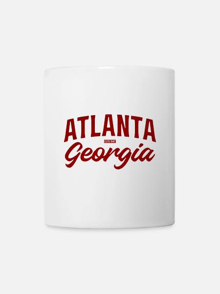 Atlanta Georgia Vintage Script - Tasse - Weiß