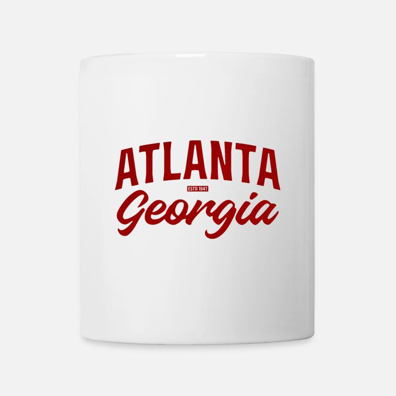 Atlanta Georgia Vintage Script - Tasse - Weiß