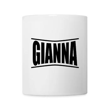 T-Shirt Gianna T-Shirt Geschenkidee - Tasse - Weiß - Vorne
