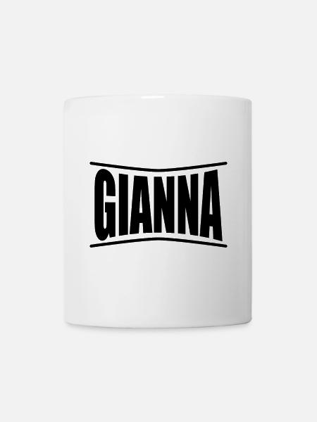 T-Shirt Gianna T-Shirt Geschenkidee - Tasse - Weiß