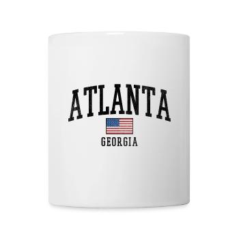 Atlanta Georgia USA Design with Flag - Mug - white - Front