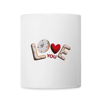 Donut Liebe dich - Tasse - Weiß - Vorne